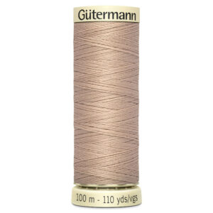 100 metre spool of Gutermann Sew-all Sewing Thread in 422 Sable
