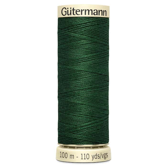 100 metre spool of Gutermann Sew-all Sewing Thread in 456 Herbal Green