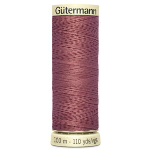 100 metre spool of Gutermann Sew-all Sewing Thread in 474 Dusky Pink