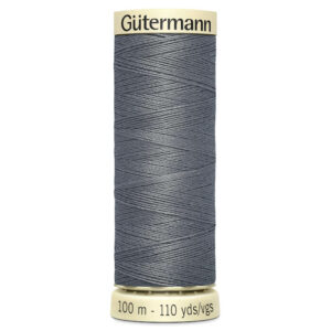 100 metre spool of Gutermann Sew-all Sewing Thread in 497 Pewter