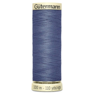 100 metre spool of Gutermann Sew-all Sewing Thread in 521 Metal Blue