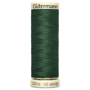 100 metre spool of Gutermann Sew-all Sewing Thread in 555 Moss