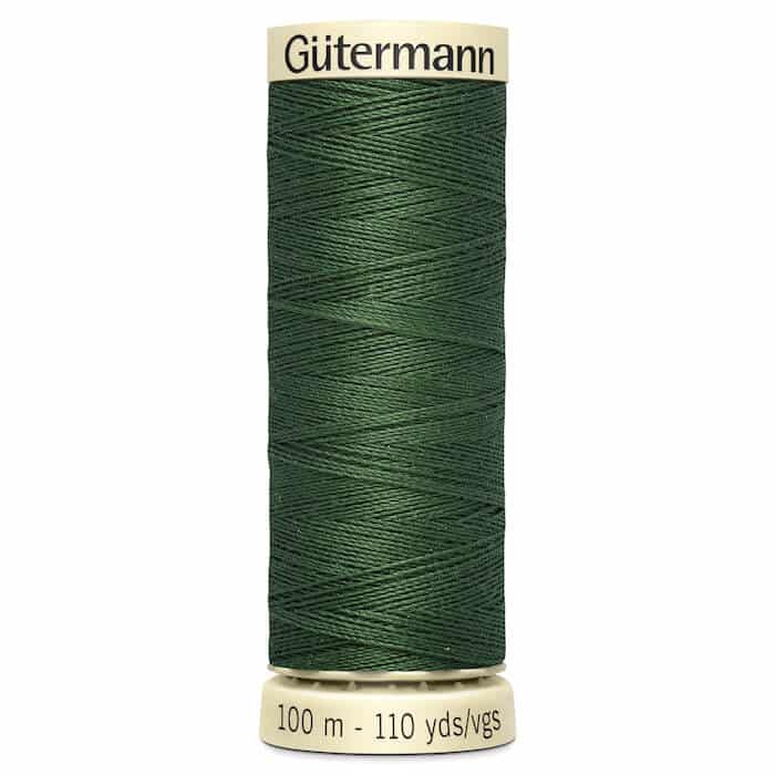 100 metre spool of Gutermann Sew-all Sewing Thread in 561 Olive Green