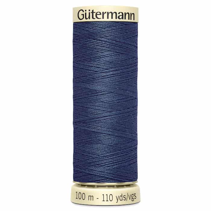 100 metre spool of Gutermann Sew-all Sewing Thread in 593 Blue Grey