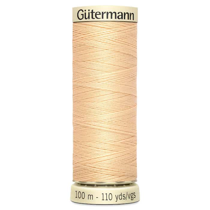 100 metre spool of Gutermann Sew-all Sewing Thread in 006 Tea