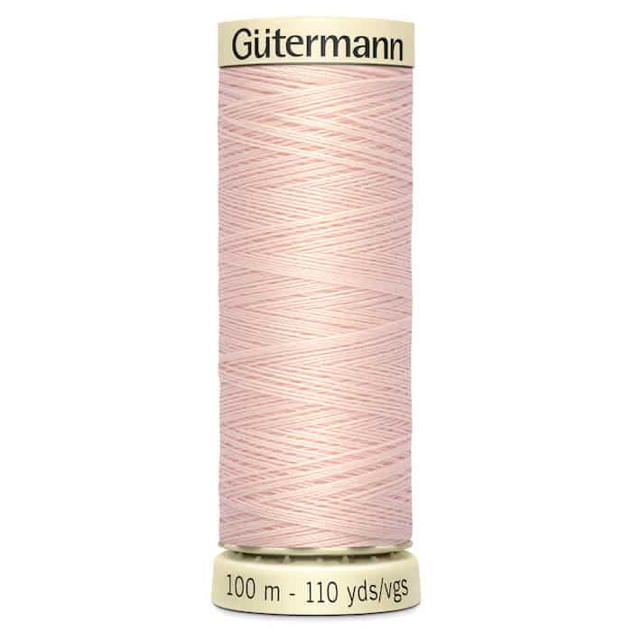 100 metre spool of Gutermann Sew-all Sewing Thread in 658 French Nude