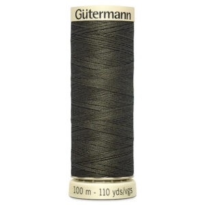 100 metre spool of Gutermann Sew-all Sewing Thread in 673 Dark Brown