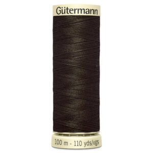 100 metre spool of Gutermann Sew-all Sewing Thread in 674 Burnt Umber