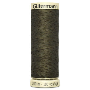 100 metre spool of Gutermann Sew-all Sewing Thread in 689 Military Green