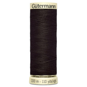 100 metre spool of Gutermann Sew-all Sewing Thread in 697 Molasses