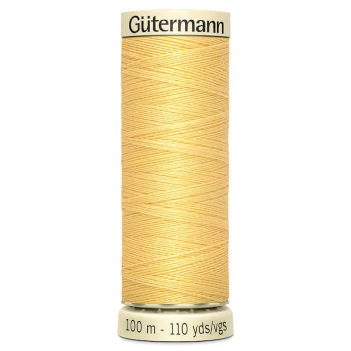 100 metre spool of Gutermann Sew-all Sewing Thread in 007 Vanilla