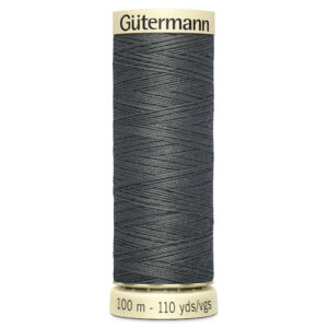 100 metre spool of Gutermann Sew-all Sewing Thread in 702 Smoke Grey