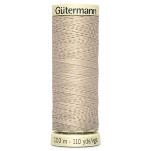100 metre spool of Gutermann Sew-all Sewing Thread in 722 Beige