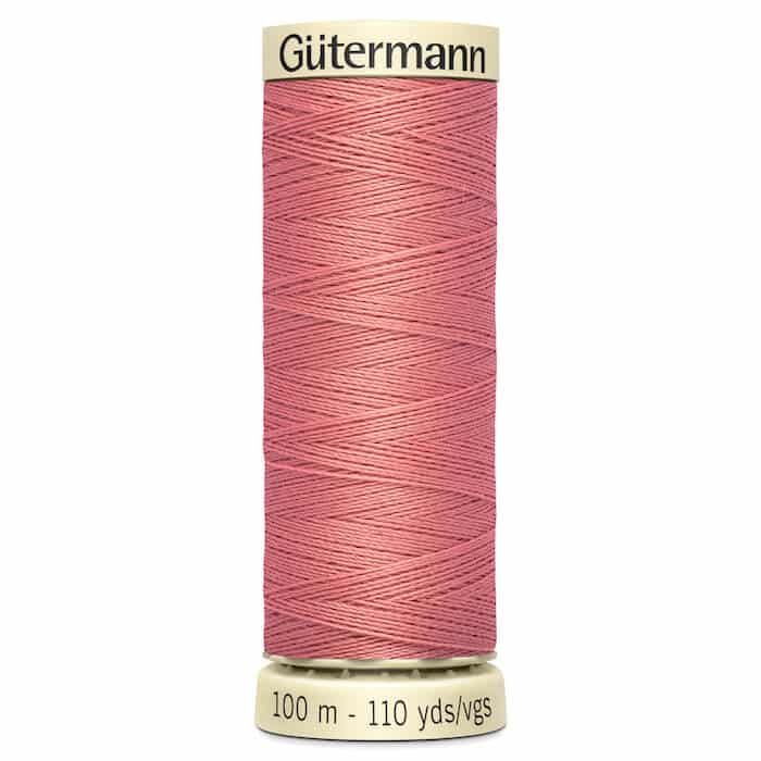 100 metre spool of Gutermann Sew-all Sewing Thread in 080 Vintage Rose