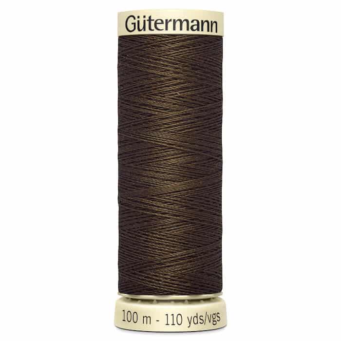 100 metre spool of Gutermann Sew-all Sewing Thread in 816 Hot Chocolate