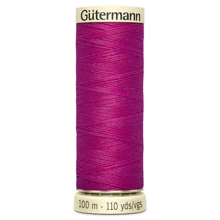 100 metre spool of Gutermann Sew-all Sewing Thread in 877 Fuschia