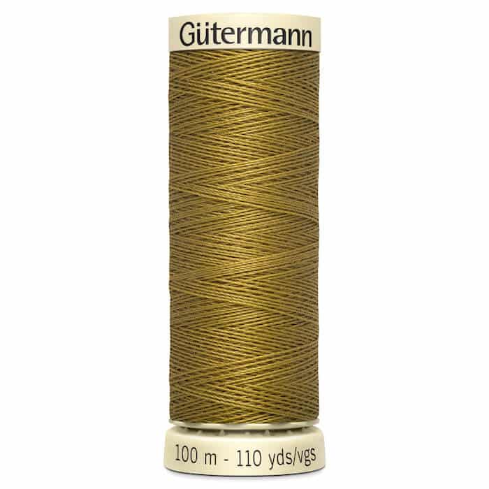 100 metre spool of Gutermann Sew-all Sewing Thread in 886 Olive Oil