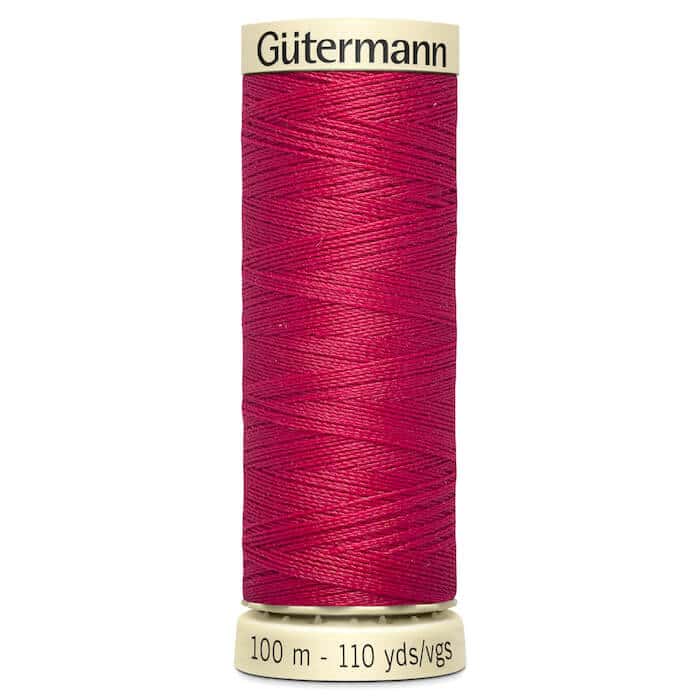 100 metre spool of Gutermann Sew-all Sewing Thread in 909 Candy Red
