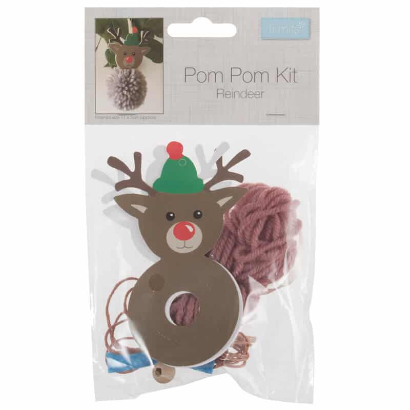 Pom Pom Kit in Christmas Reindeer