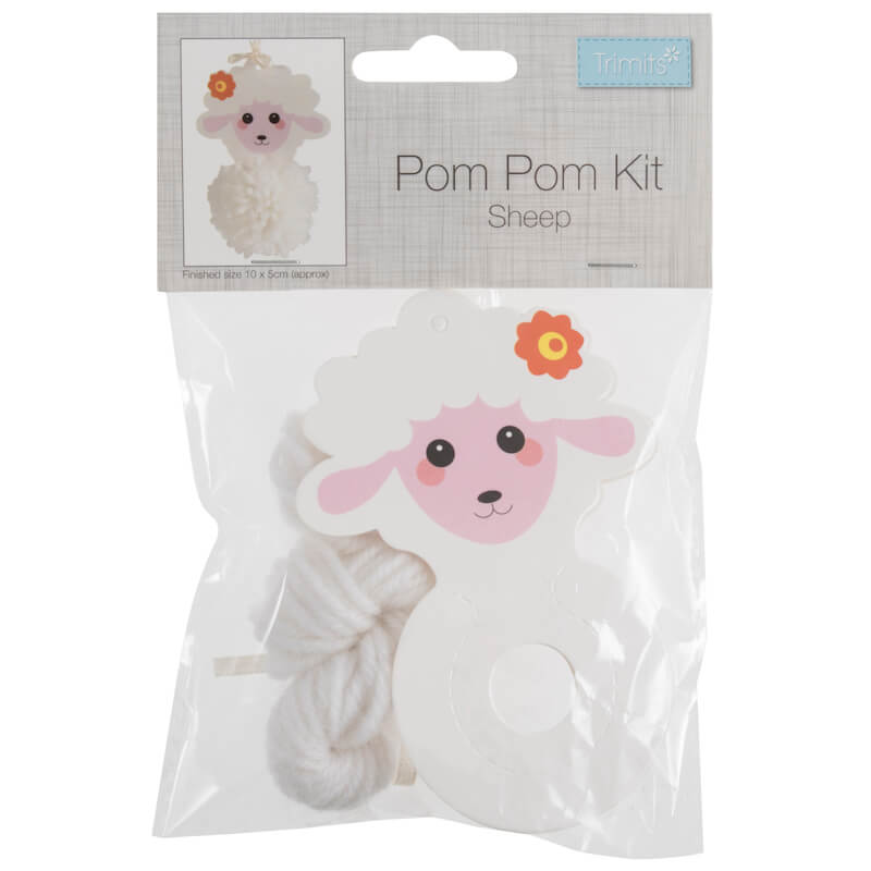 Pom Pom Kit in Sheep