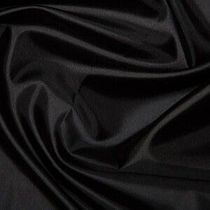 Habotai Dress Jacket Lining Material in Black