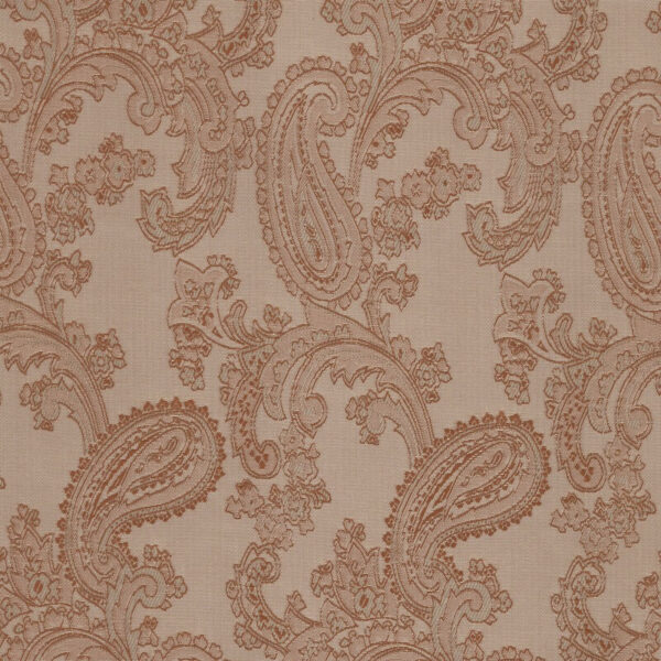 Paisley Jacquard Dress Jacket Lining Material in Cafe au Lait 01