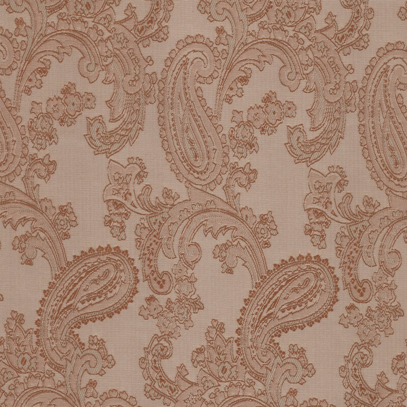 Paisley Jacquard Dress Jacket Lining Material in Cafe au Lait 01