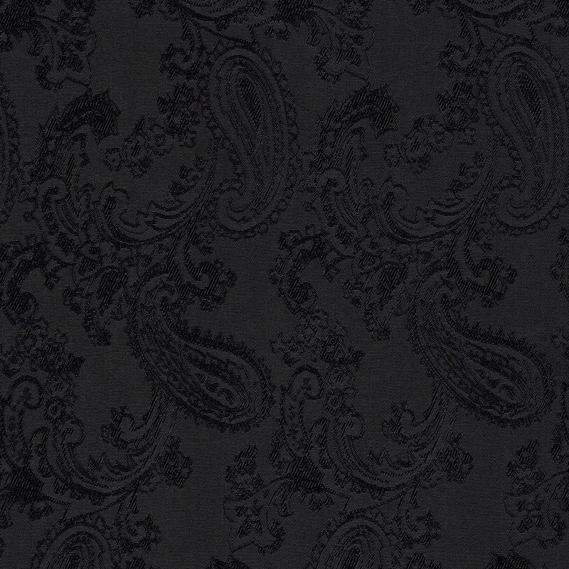 Paisley Jacquard Dress Jacket Lining Material in Black 13