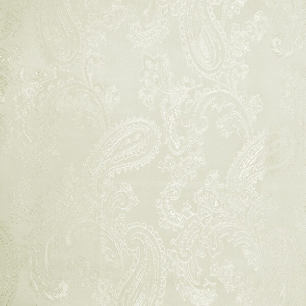 Paisley Jacquard Dress Jacket Lining Material in Ivory 14