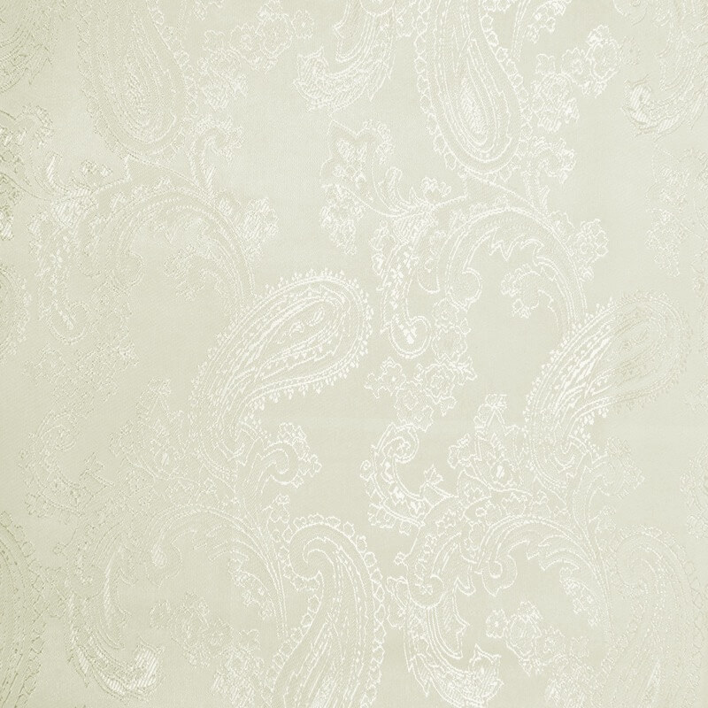 Paisley Jacquard Dress Jacket Lining Material in Ivory 14