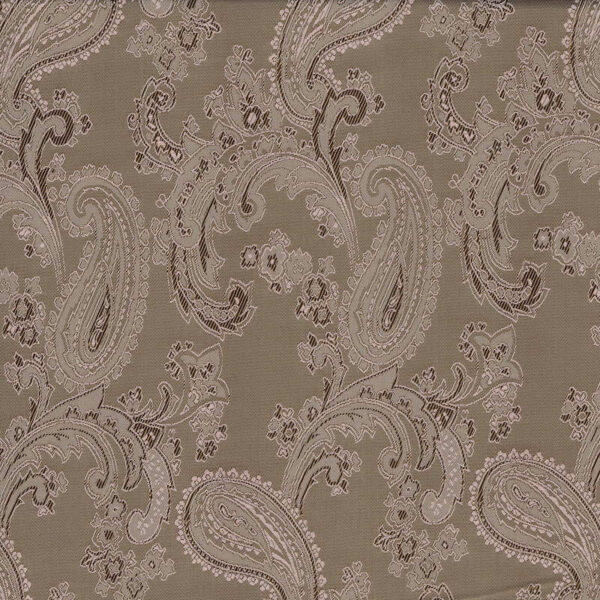 Paisley Jacquard Dress Jacket Lining Material in Mink 08