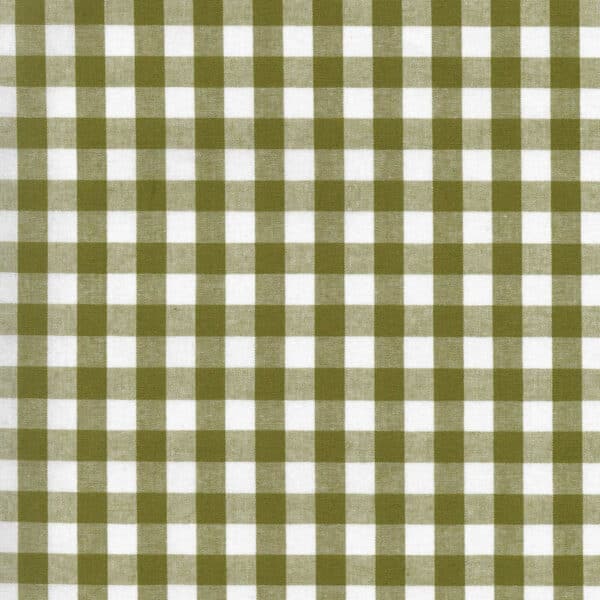 Cotton Classics Fabric in Sage in Gingham 9mm