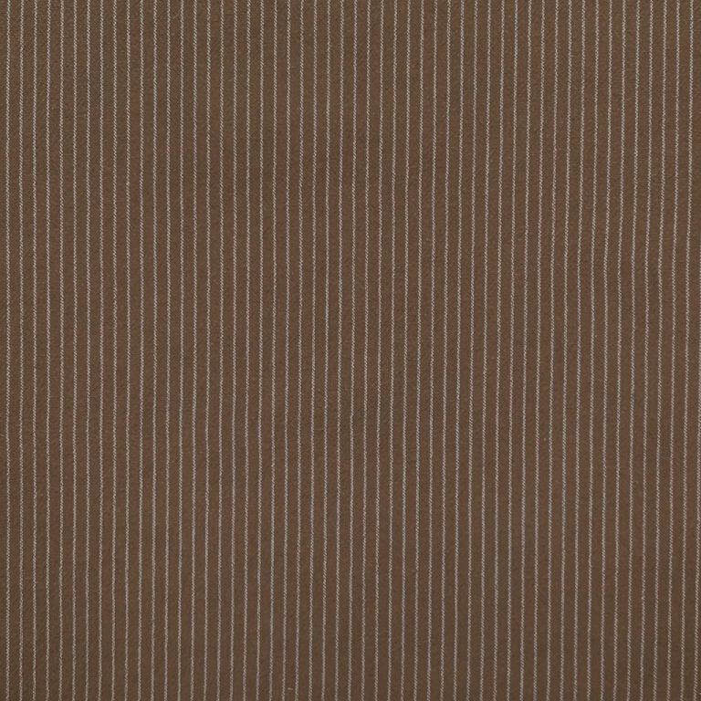 Tisfin Rustic Washed Stripe Cotton Fabric in Cafe a Lait