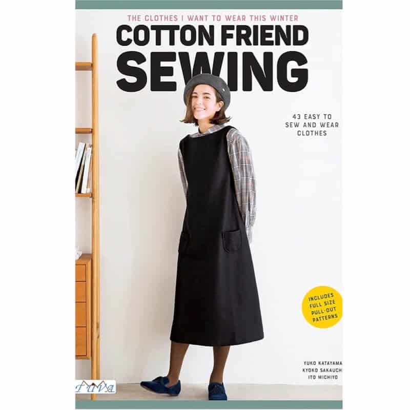 Fashion Model Wearing Cotton Friend Sewing Pattern Book