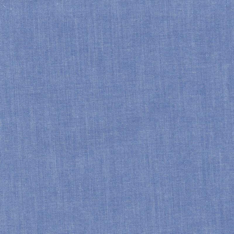 100% Cotton Oxford Chambray Shirting Blue