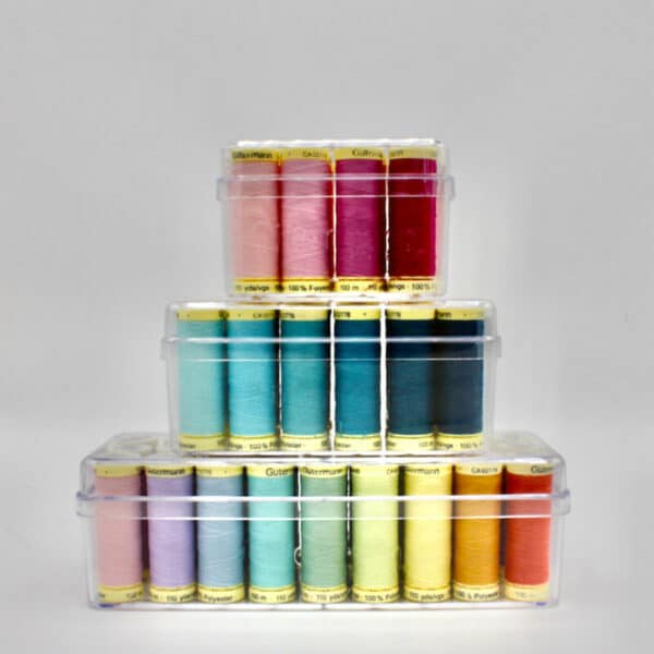 Gutermann Sew-all Sewing Thread 100m - in storage boxes.