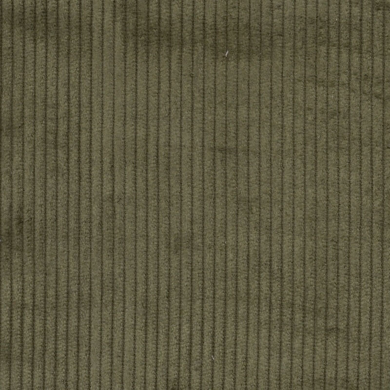 Washed Corduroy Jumbo Cord Fabric with 4.5 Wale in Olive 43