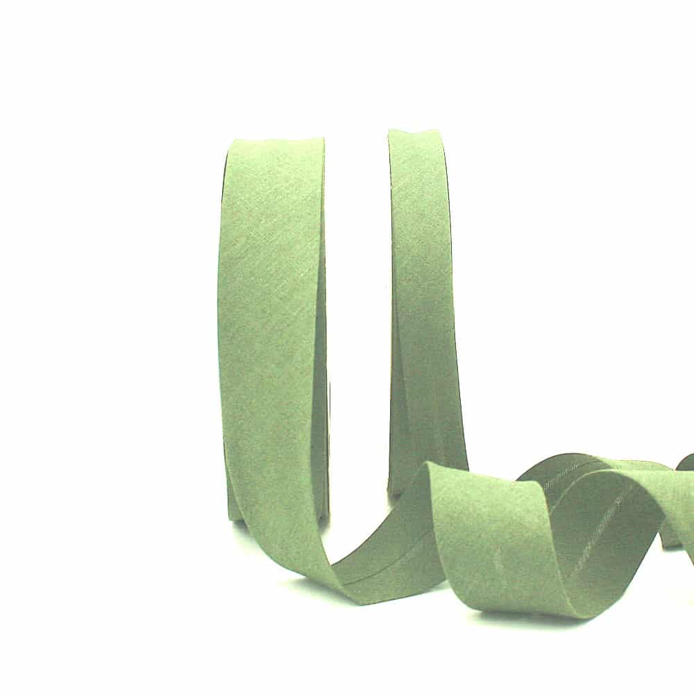 25m roll of Plain Bias Binding Tape Tape with 30mm width in Celadon 370