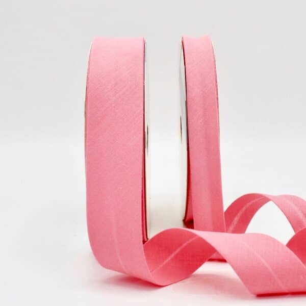 25m roll of Plain Bias Binding Tape Tape with 30mm width in Candy Pink 32