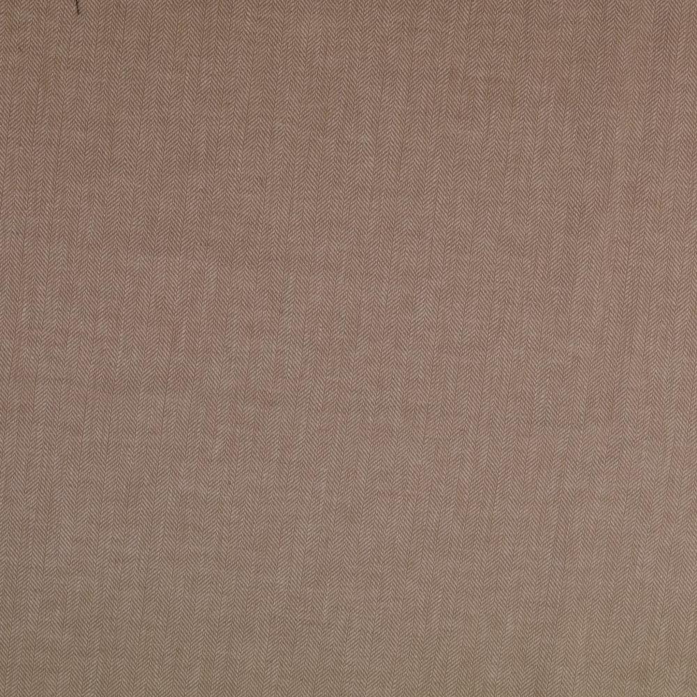 Dressmaking Linen and Cotton Fabric Yarn Dyed Herringbone Stripe in Brown 07