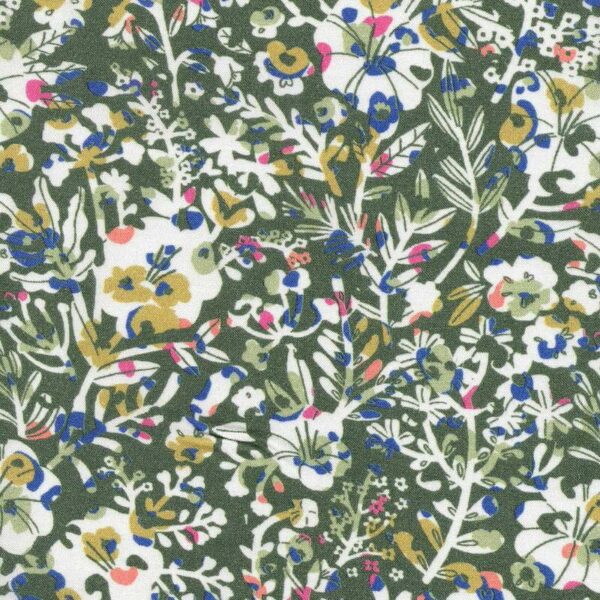 Woven Viscose Ibaia Floral Fabric, image number 1