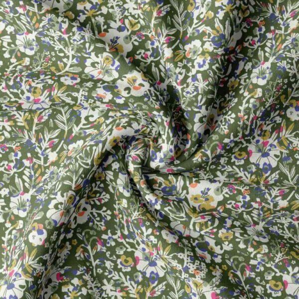 Woven Viscose Ibaia Floral Fabric, image number 3