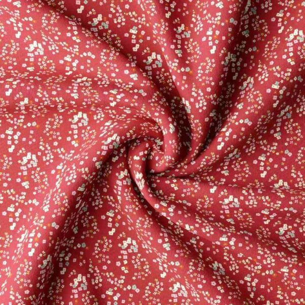 Woven Viscose Sublo Floral Fabric, image number 3