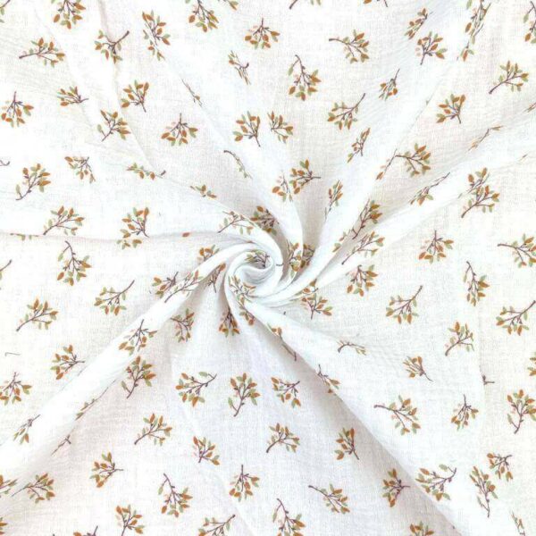 judy small floral cotton double gauze Image 3 | Higgs and Higgs