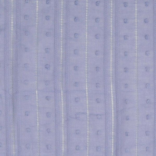 cotton lawn dobby stripe fabric in lavender