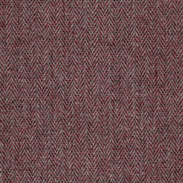british wool tweed suiting cranberry and grey