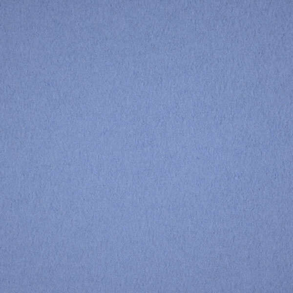 Luxury Australian boiled wool coating fabric plain colour - blue