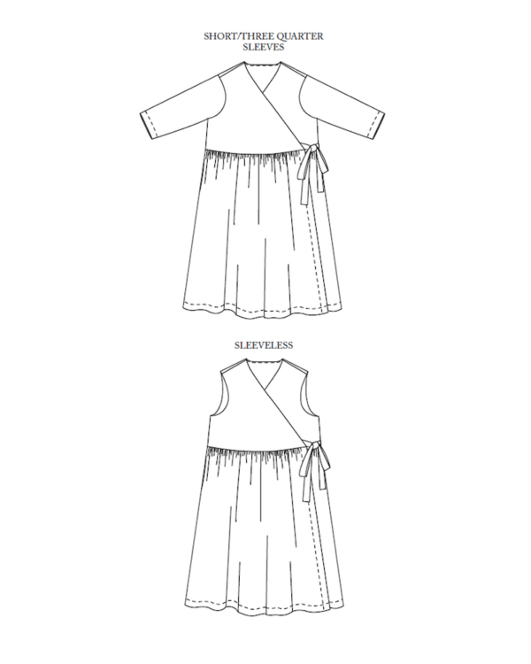 Merchant and Mills Pattern – Etta Wrap Dress – Intermediate 6 - 18 Image 5