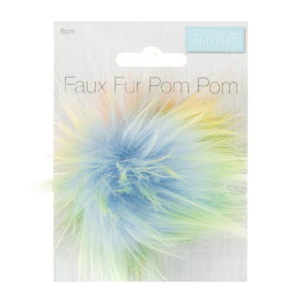 faux fur pom pom cards image 8
