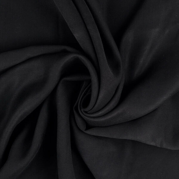 stretch cotton velver black Image 1